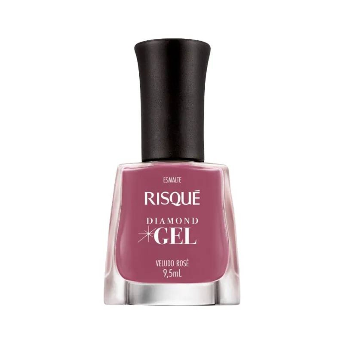 RISQUE ESMALTE UÑAS VELUDO ROSE X 9,5 ML 