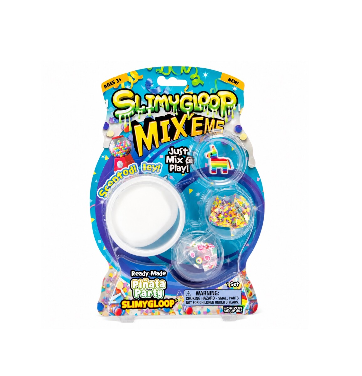 Slimy Gloop Mix'Ems Piñata Party Slime con Aroma 