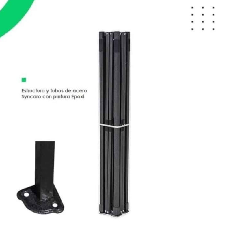 Gazebo 3x3 m Reforzado Autoarmable Azul