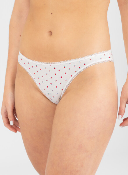 Bikini geranio Blanco