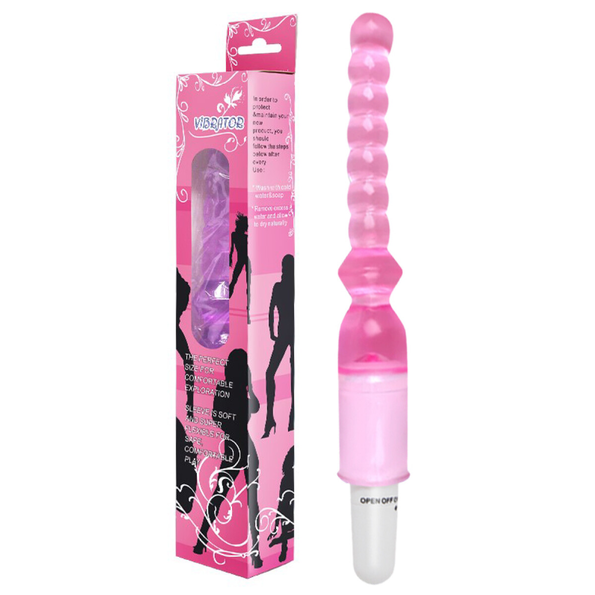 Plug Vara Dilatador Anal Vibrador 