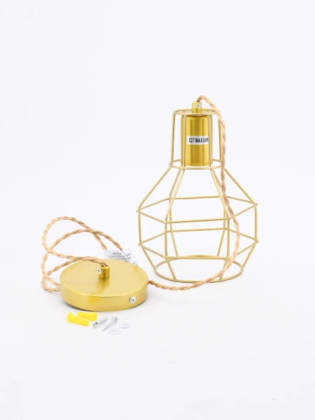 LÁMPARA DE TECHO BRIGHT DORADO