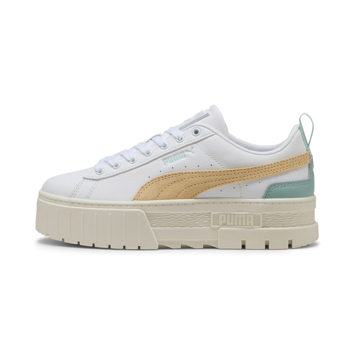 Championes Mayze Leather de Mujer - Blanco 
