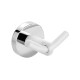 PERCHA BAÑO METAL MODENA CROMO SATINADO CEPILLADO MODERNO CROMO
