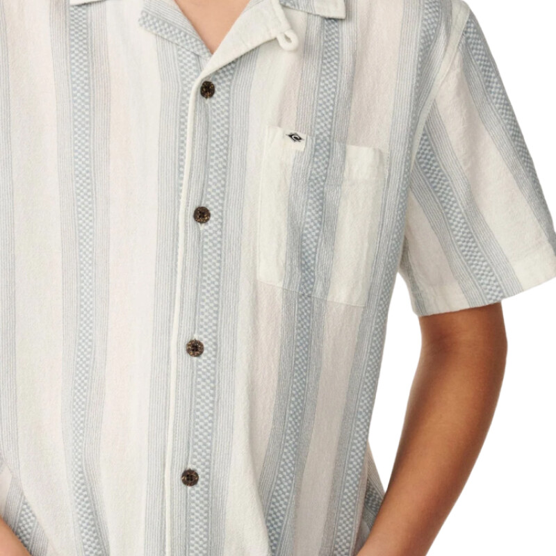 Camisa Rip Curl Classic Surf Weaver - Blanca Camisa Rip Curl Classic Surf Weaver - Blanca