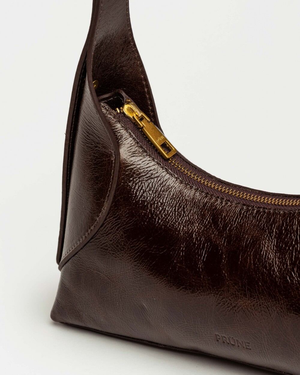 Cartera Windsor en Cuero Liso Marron