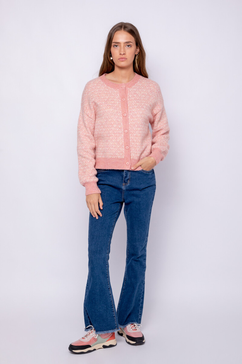 CARDIGAN VERA Rosa Cuarzo