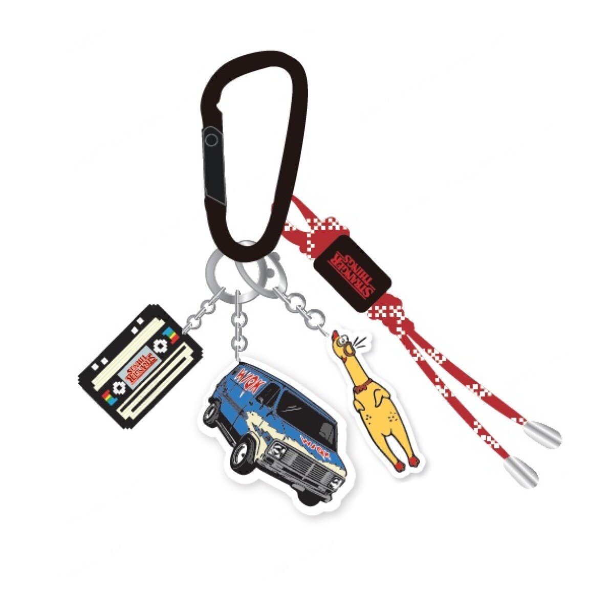 Llavero Led Stranger Things - negro 