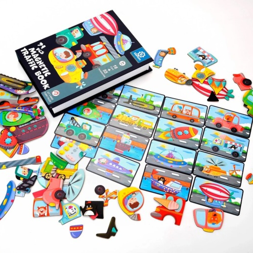 Libro MAGNETICO DIDACTICO vehiculos