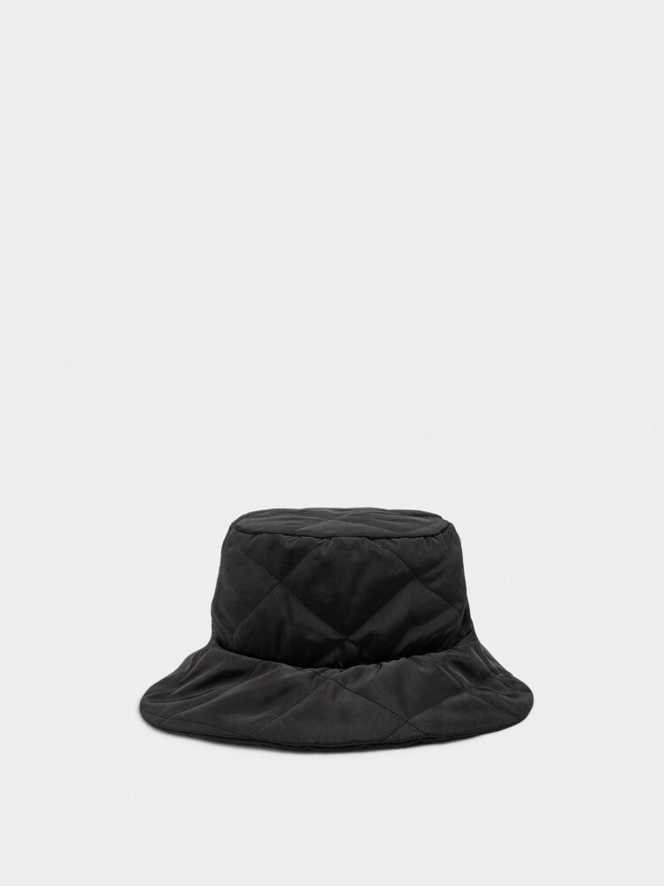 Gorro Bucket Acolchado De Nylon negro