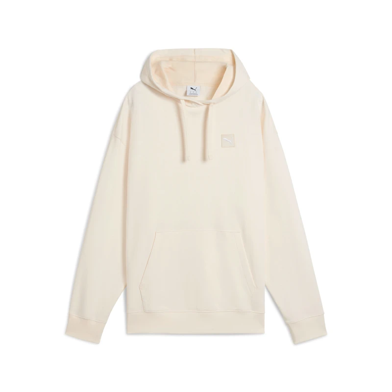 Abrigo Ess Elevated Hoodie Tr de Mujer Crema