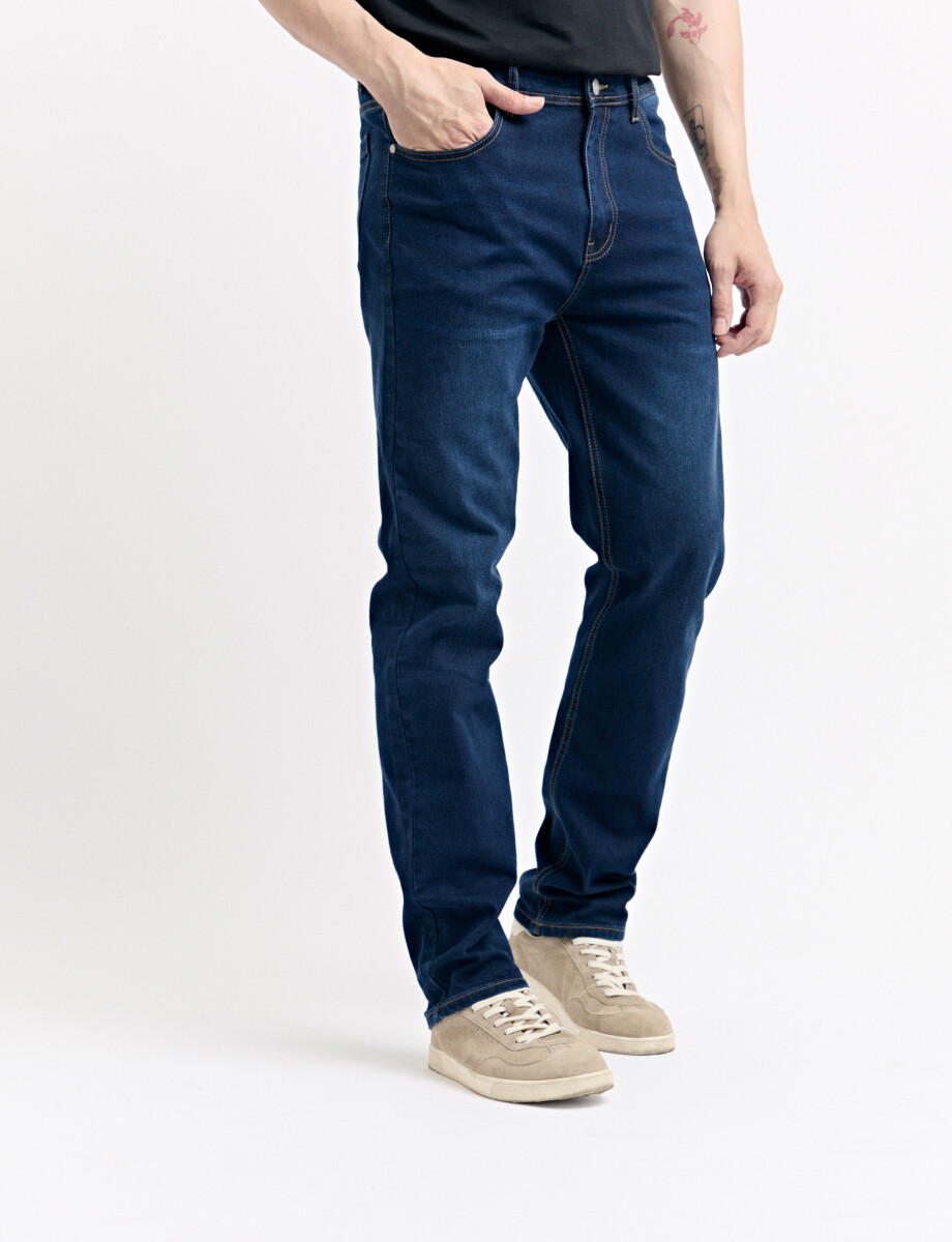 080877 PANTALON HARRINGTON LABEL Azul Oscuro