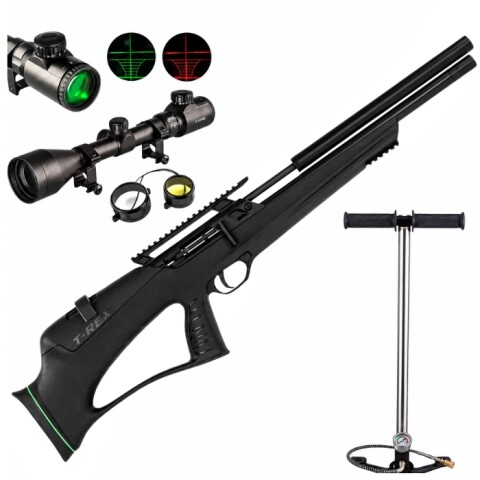 Rifle PCP T-rex Bullpup 6.35 mm + Mira + Inflador Rifle PCP T-rex Bullpup 6.35 mm + Mira + Inflador