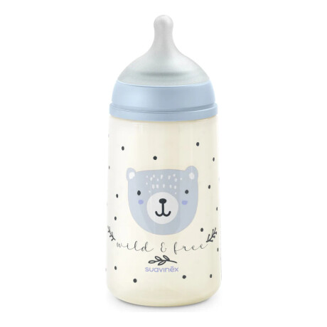 Mamadera Suavinex Pro Wild Azul Flujo M 270ml Mamadera Suavinex Pro Wild Azul Flujo M 270ml