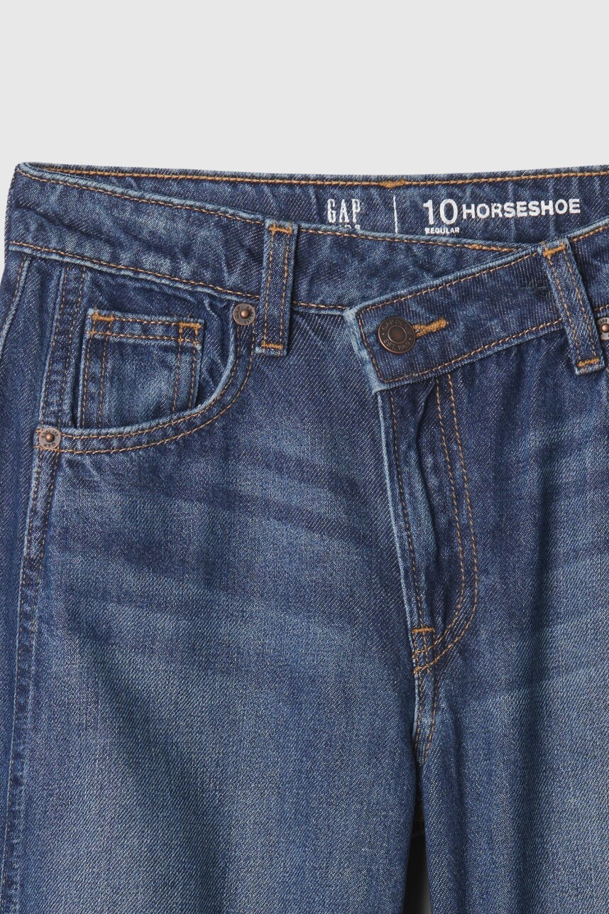 Jean Horseshoe Niña Dark Wash