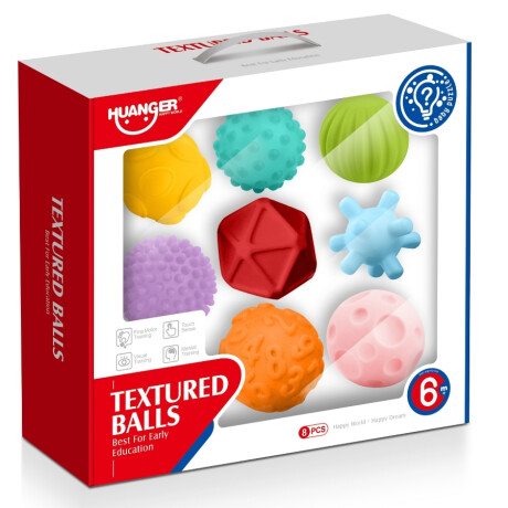 Set De Pelotas Sensoriales Texturizadas Huanger He0235 Ub MULTICOLOR