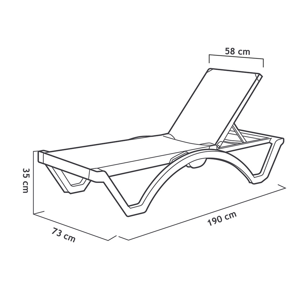 REPOSERA MODELO MYKONOS COLOR ARENA Reposera Modelo Mykonos Color Arena