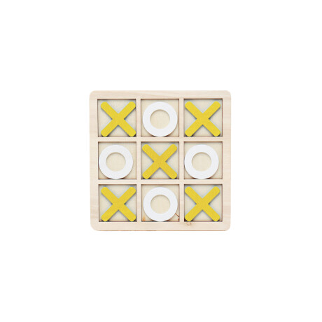 Juego de mesa TATETI Amarillo