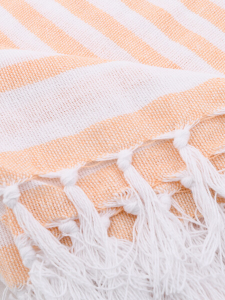 PIE DE CAMA TOKIO RAYAS NARANJA