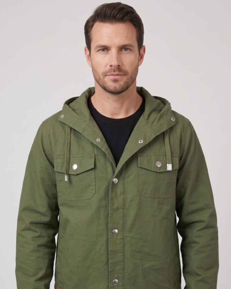 CAMPERA GABARDINA - VERDE 