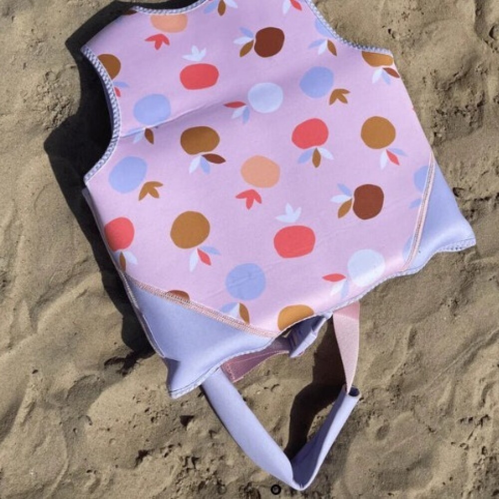 Chaleco flotador swim essentials 18 a 30kg rosa frutas