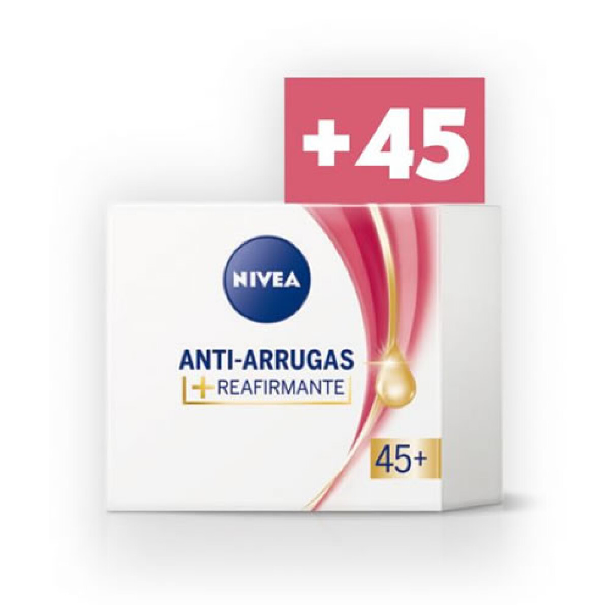 Nivea Crema Facial Día Antiarrugas Reafirmante +45 Años 50ml – Firmeza y Nutrición Avanzada
