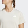Remera Adidas Train Essentials 3 Rayas Beige