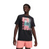 Remera de Hombre UNDER ARMOUR M Logo Collage Ss Negro - Rosado