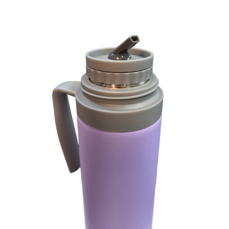 Termo Comet 750 ml Acero Inoxidable con Asa Fija y Pico Cebador Lila
