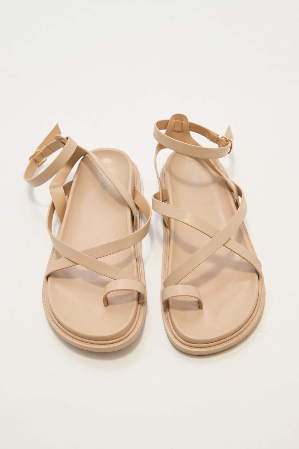 Sandalia Cattalea Beige Claro