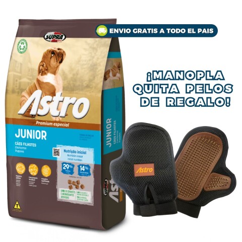 ASTRO CACHORRO PREMIUM ESPECIAL 14 KG + GUANTE QUITA PELOS DE REGALO ASTRO CACHORRO PREMIUM ESPECIAL 14 KG + GUANTE QUITA PELOS DE REGALO