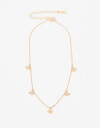 Collares Cortos Lucky charm Collar Corto Ojos En Strass - Dorado