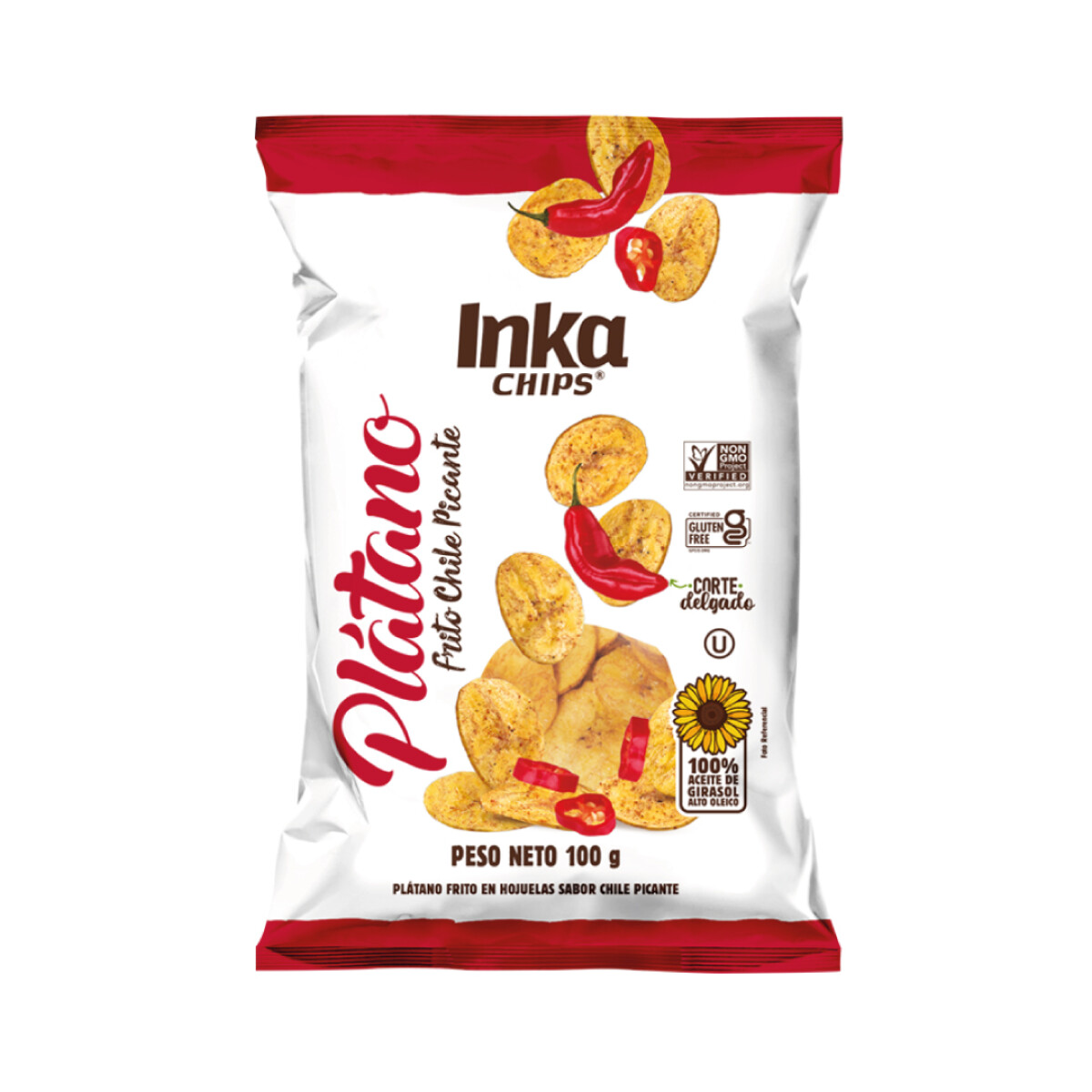 Chips De Platano Picante Inka Chips 100g 