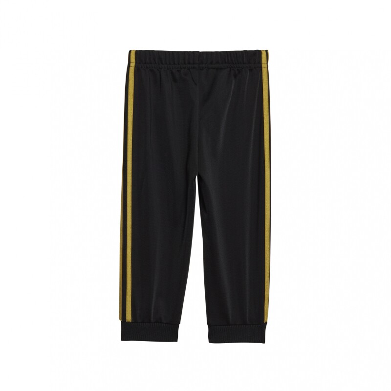 CONJUNTO adidas ESSENTIALS SHINY BLACK/GOLD