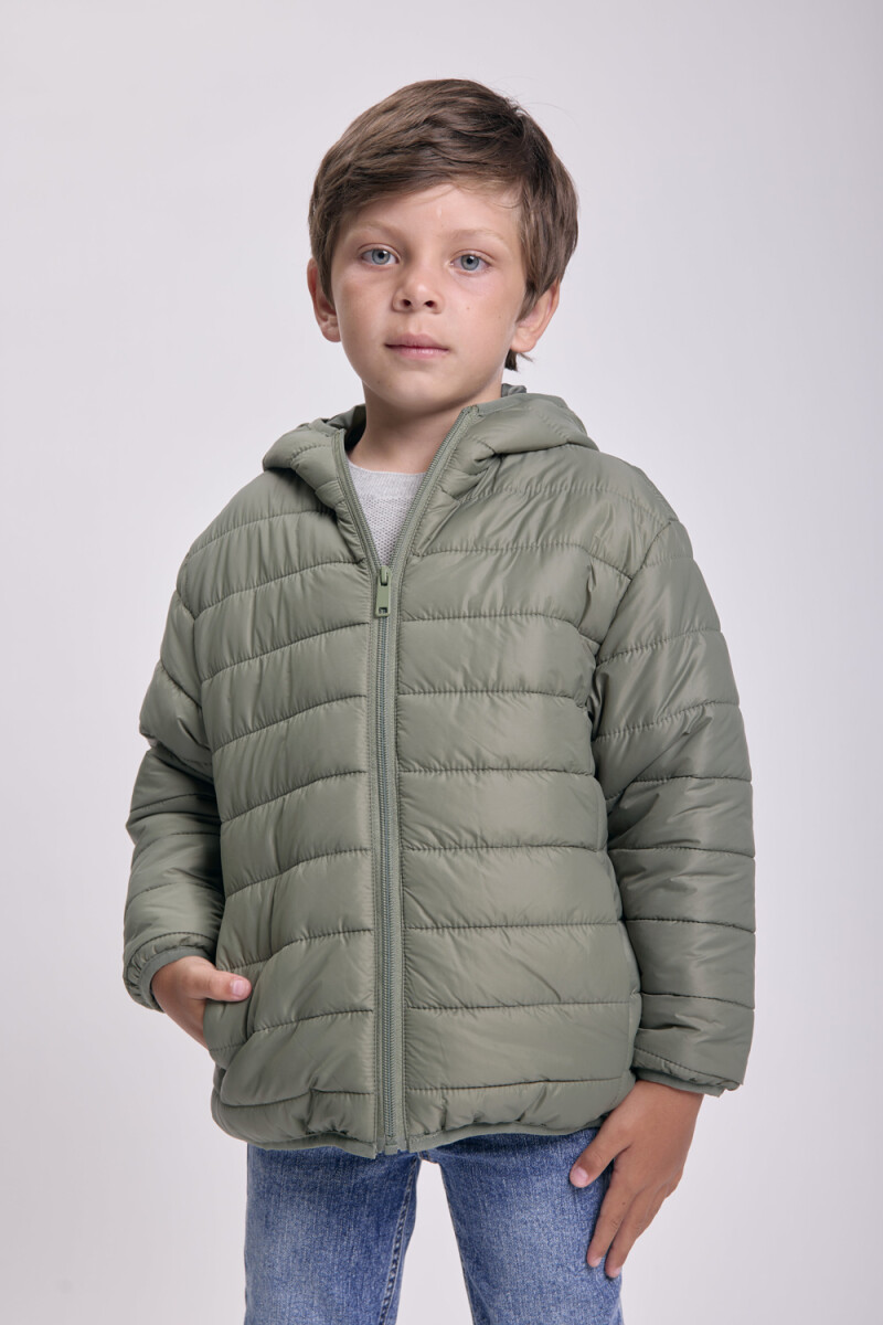 Campera abrigo Verde