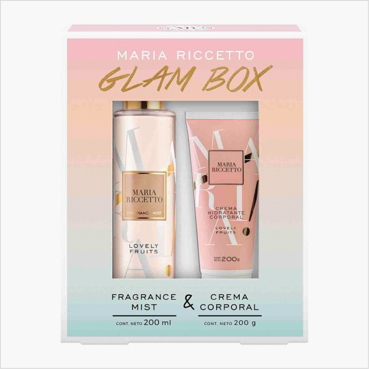 Pack Perfume Maria Riccetto Blooming Lovely EDT 200ml + Crema Corporal 200ml 