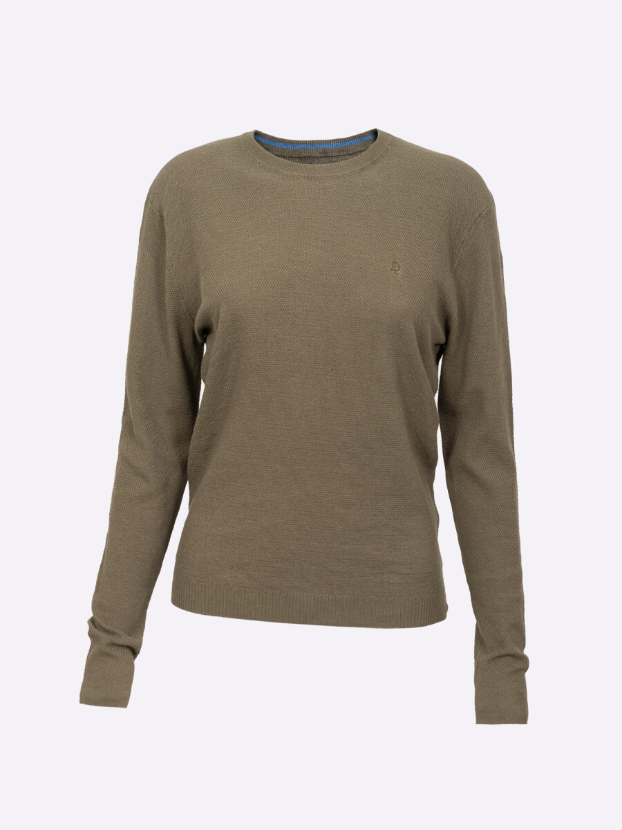 Sweater basic - oliva 