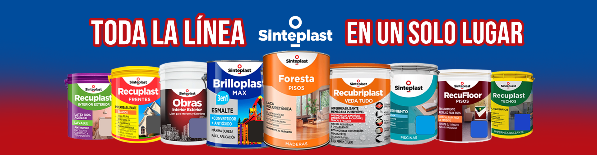 Todos los productos de Sinteplast en un solo lugar