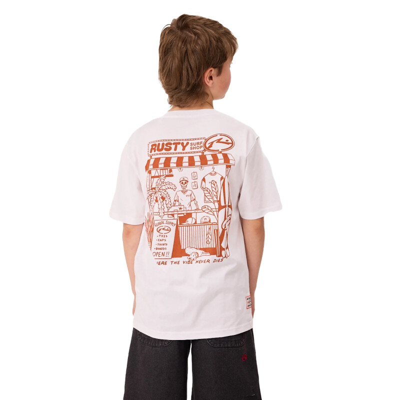 Remera Rusty de niño Surfside - Blanco Remera Rusty de niño Surfside - Blanco