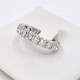 Anillo Sin Fin En Oro 18K Blanco Y Brillantes Anillo Sin Fin En Oro 18K Blanco Y Brillantes