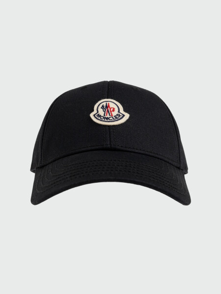 MONCLER - Gorra de Baseball Negro
