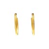 Caravanas aros de oro finos- Oro bajo - Sin piedra- CA8249 sinpiedra
