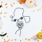 Collar Diseño Halloween Calabaza