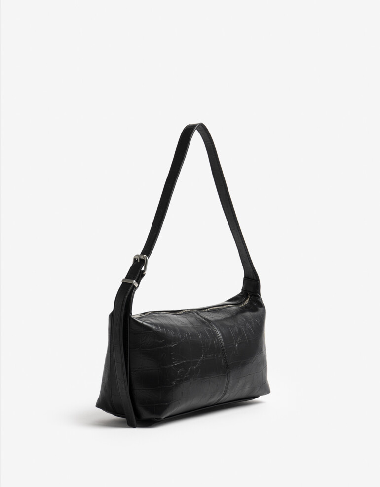City City Con Detalle De Hebilla. - Negro