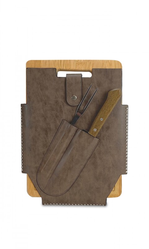 SET PARRILLERO CORRIEDALE TABACO