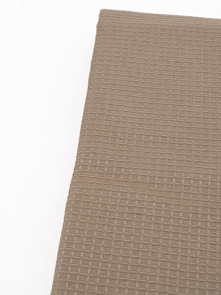 CORTINA BAÑO WAFFLE BEIGE