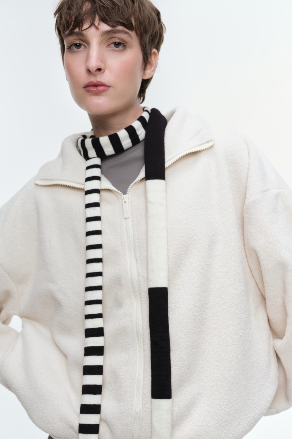 Campera Teddy Blanco