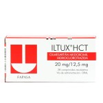 ILTUX HCT 20 MG. / 12,5 MG CJ X 28 COMP. única