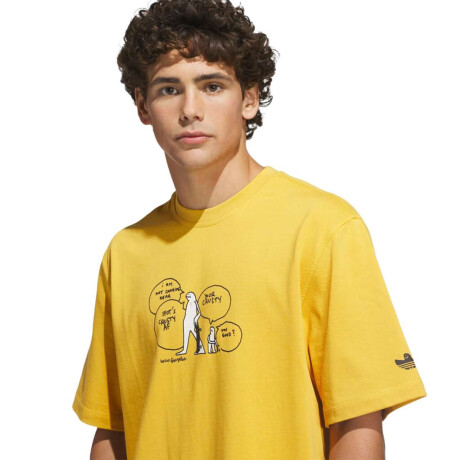 Remera Adidas Mark Gonzales Amarillo