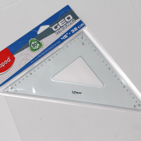 ESCUADRA MAPED ACRILICO 32 CM.45 GRADOS ESCUADRA MAPED ACRILICO 32 CM.45 GRADOS